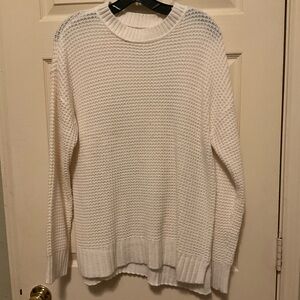 SO Knit White Sweater